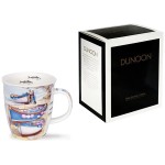 Кружка Dunoon "Отлив.Невис" 480мл (голубая), Фарфор костяной, Dunoon, Великобритания