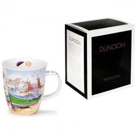 Кружка Dunoon "Отлив.Невис" 480мл (зелёная), Фарфор костяной, Dunoon, Великобритания