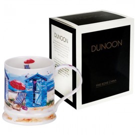 Кружка Dunoon "Пляжные домики.Айона" 400мл, Фарфор костяной, Dunoon, Великобритания