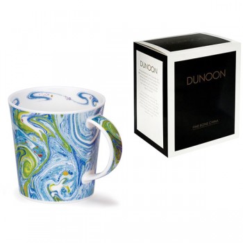 Кружка Dunoon "Магма.Кернгорм" 480мл (зелёная), Фарфор костяной, Dunoon, Великобритания