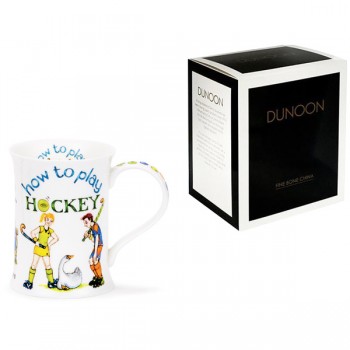 Кружка Dunoon "Инструкция для игры в хоккей.Котсуолд" 330мл, Фарфор костяной, Dunoon, Великобритания