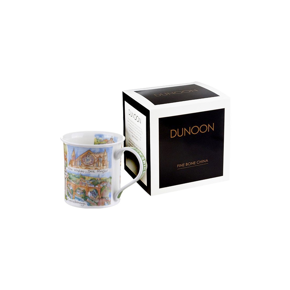 Кружка Dunoon "Йоркшир.Бьютшир" 300мл, Фарфор костяной, Dunoon, Великобритания