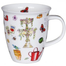 Кружка Dunoon "Садовые урны.Невис" 480мл, Фарфор костяной, Dunoon, Великобритания