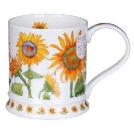 Кружка Dunoon "Подсолнухи.Айона" 400мл, Фарфор костяной, Dunoon, Великобритания