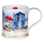 Кружка Dunoon "Пляжные домики.Айона" 400мл, Фарфор костяной, Dunoon, Великобритания