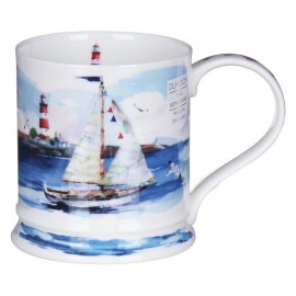 Кружка Dunoon "Парусные лодки.Айона" 400мл, Фарфор костяной, Dunoon, Великобритания