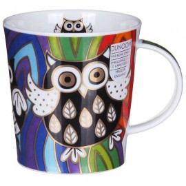 Кружка Dunoon "Совы.Бриллианты.Ломонд" 320мл, Фарфор костяной, Dunoon, Великобритания