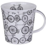 Кружка Dunoon "Дорожные велосипеды.Кернгорм" 480мл, Фарфор костяной, Dunoon, Великобритания