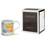 Кружка Dunoon "Барочные цветы.Айона" 400мл (голубая), Фарфор костяной, Dunoon, Великобритания