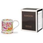 Кружка Dunoon "Барочные цветы.Айона" 400мл (фуксия), Фарфор костяной, Dunoon, Великобритания