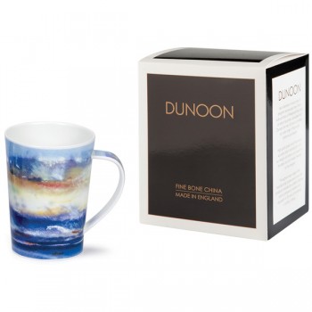 Кружка Dunoon "Коричневая волна.Аргайл" 500мл, Фарфор костяной, Dunoon, Великобритания