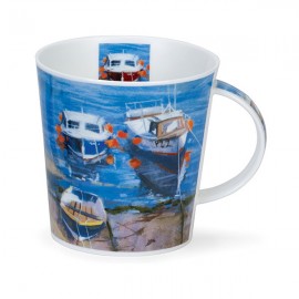 Кружка Dunoon "Пришвартованная лодка.Кернгорм" 480мл, Фарфор костяной, Dunoon, Великобритания