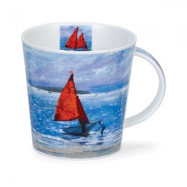 Кружка Dunoon "Парусная шлюпка.Кернгорм" 480мл, Фарфор костяной, Dunoon, Великобритания