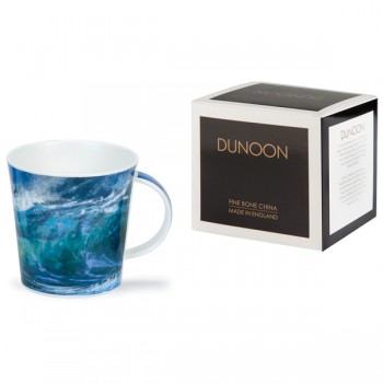 Кружка Dunoon "Зелёный прибой.Кернгорм" 480мл, Фарфор костяной, Dunoon, Великобритания