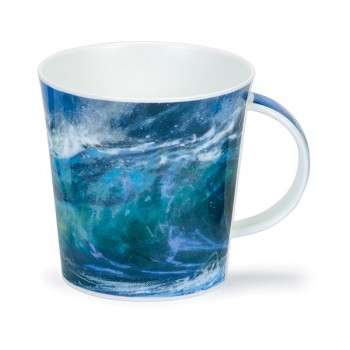 Кружка Dunoon "Зелёный прибой.Кернгорм" 480мл, Фарфор костяной, Dunoon, Великобритания