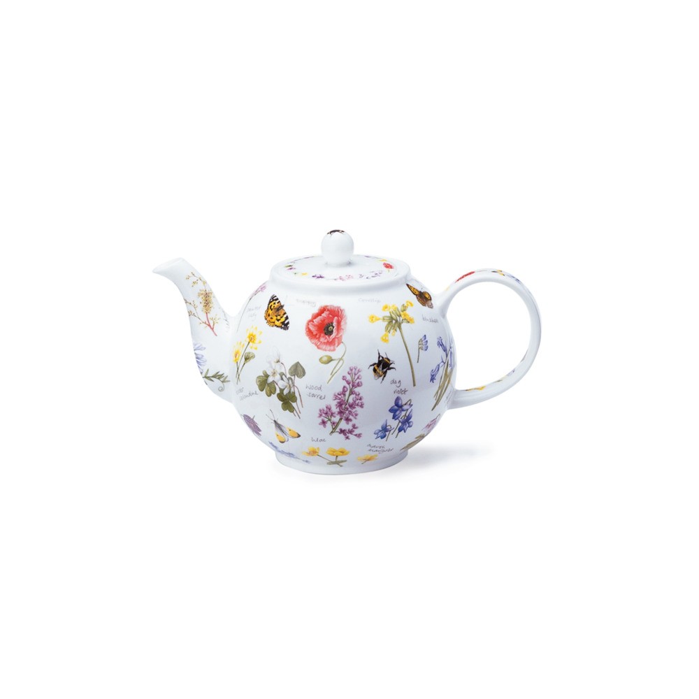 Чайник Dunoon "Полевые цветы" 1,2л, Фарфор костяной, Dunoon, Великобритания