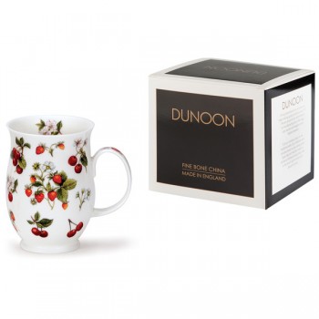 Кружка Dunoon "Земляника.Саффолк" 310мл, Фарфор костяной, Dunoon, Великобритания