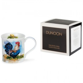 Кружка Dunoon "Петух с голубым хвостом.Бьютшир" 300мл, Фарфор костяной, Dunoon, Великобритания