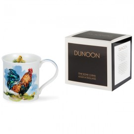 Кружка Dunoon "Петух с зелёным хвостом.Бьютшир" 300мл, Фарфор костяной, Dunoon, Великобритания