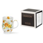 Кружка Dunoon "Цветочная гармония.Саффолк" 310мл (жёлтая), Фарфор костяной, Dunoon, Великобритания
