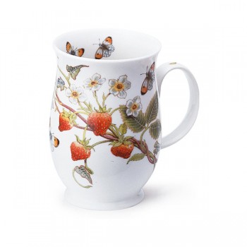 Кружка Dunoon "Земляника.Саффолк" 310мл, Фарфор костяной, Dunoon, Великобритания
