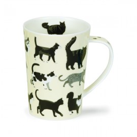 Кружка Dunoon "Породы кошек.Аргайл" 500мл, Фарфор костяной, Dunoon, Великобритания