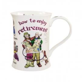 Кружка Dunoon "Инструкция для пенсионера.Котсуолд" 330мл, Фарфор костяной, Dunoon, Великобритания
