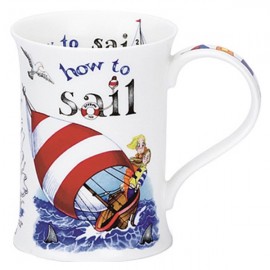 Кружка Dunoon "Инструкция для мореплавателя.Котсуолд" 330мл, Фарфор костяной, Dunoon, Великобритания