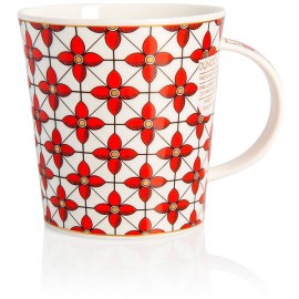 Кружка Dunoon "Самарканд красная.Ломонд" 320мл, Фарфор костяной, Dunoon, Великобритания