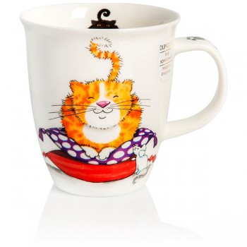 Кружка Dunoon "Имбирные кошки.Невис" 480мл, Фарфор костяной, Dunoon, Великобритания