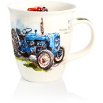 Кружка Dunoon "Трактор синий.Невис" 480мл, Фарфор костяной, Dunoon, Великобритания