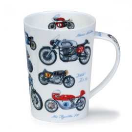 Кружка Dunoon "Мотоциклы.Аргайл" 500мл, Фарфор костяной, Dunoon, Великобритания Кружка Dunoon "Мотоциклы.Аргайл" 500мл, Фарфор костяной, Dunoon, Великобритания