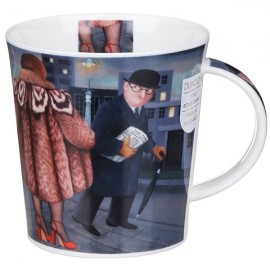 Кружка Dunoon "Шуба.Ломонд" 320мл (красная), Фарфор костяной, Dunoon, Великобритания