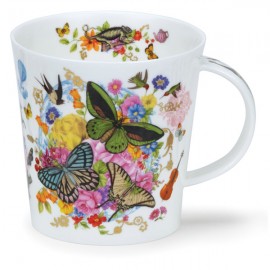 Кружка Dunoon "Экзотические бабочки.Кернгорм" 480мл, Фарфор костяной, Dunoon, Великобритания