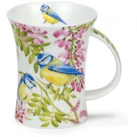 Кружка Dunoon "Пение птиц.Лазоревка. Ричмонд" 330мл, Фарфор костяной, Dunoon, Великобритания
