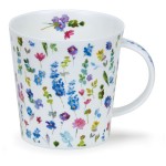 Кружка Dunoon "Красивые цветы.Кернгорм" 480мл (голубая), Фарфор костяной, Dunoon, Великобритания