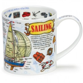 Кружка Dunoon "Парусник.Оркни" 350мл, Фарфор костяной, Dunoon, Великобритания