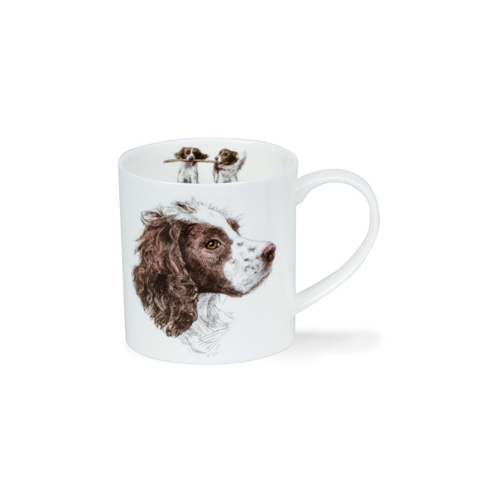 Кружка Dunoon "Собака спрингер-спаниель.Оркни" 350мл, Фарфор костяной, Dunoon, Великобритания