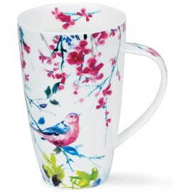 Кружка Dunoon "Пение птиц.Хенли" 600мл (розовая), Фарфор костяной, Dunoon, Великобритания
