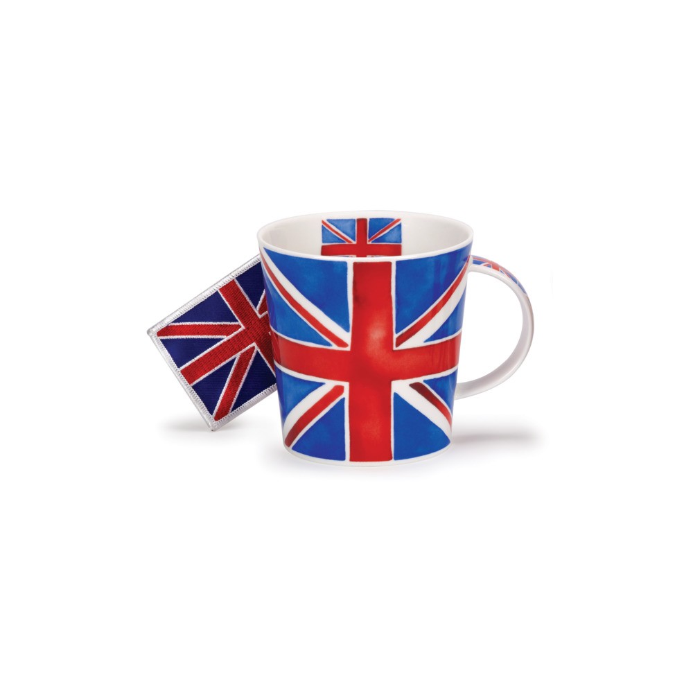 Кружка Dunoon "Британский флаг.Кернгорм" 480мл, Фарфор костяной, Dunoon, Великобритания