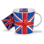 Кружка Dunoon "Британский флаг.Кернгорм" 480мл, Фарфор костяной, Dunoon, Великобритания