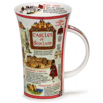 Кружка Dunoon "Замки Шотландии.Гленко" 500мл, Фарфор костяной, Dunoon, Великобритания