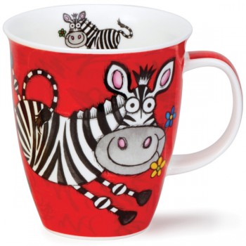 Кружка Dunoon "Зебра.Сафари.Невис" 480мл, Фарфор костяной, Dunoon, Великобритания