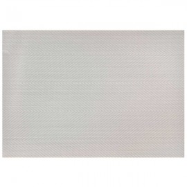 Салфетка подстановочная 33х48см "Елочка" (серебро), винил, Harman, США