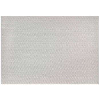 Салфетка подстановочная 33х48см "Елочка" (серебро), винил, Harman, США