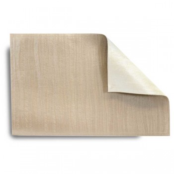 Салфетка подстановочная двусторонняя 30х36см (шампань/белый), винил, Harman, США