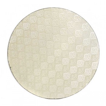 Салфетка подстановочная круглая 33см "Лотос" (кремовая), винил, Harman, США