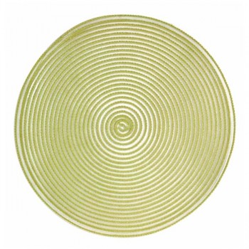 Салфетка подстановочная круглая 38см (зеленый), ПВХ, Harman, США