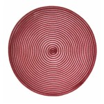 Салфетка подстановочная круглая 38см (красный), ПВХ, Harman, США