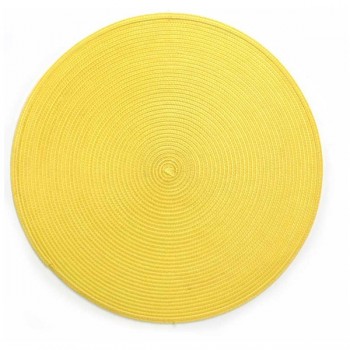 Салфетка подстановочная круглая 38см "Улитка" (желтая), ПВХ, Harman, США